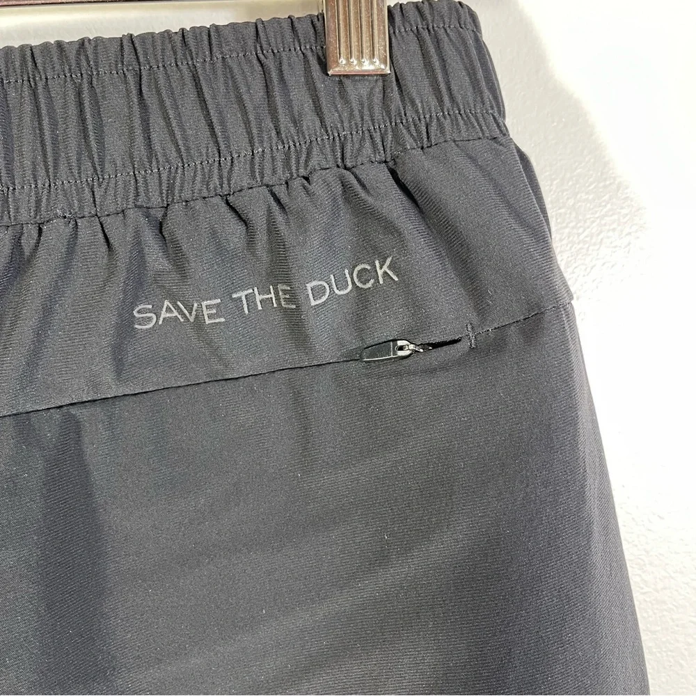 Save The Duck Women’s pant Size 2/M Color Black - Picture 7 of 15